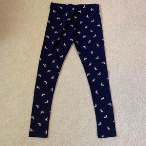 🌷3 for$20🌷George, Girl's US XL (14-16), Navy & Pink Unicorn Leggings, NWT